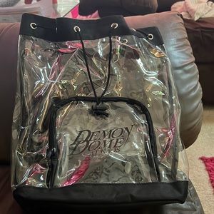 Clear backpack